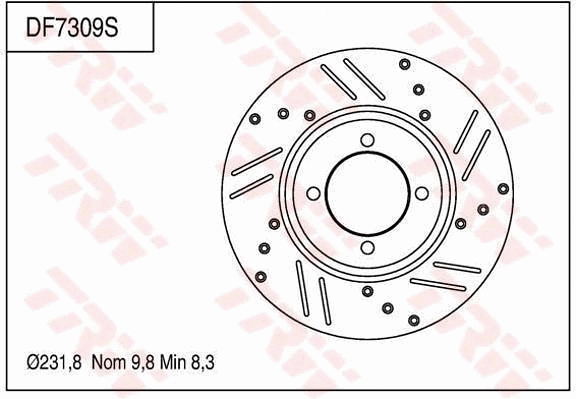Brake Disc (DF7309S)