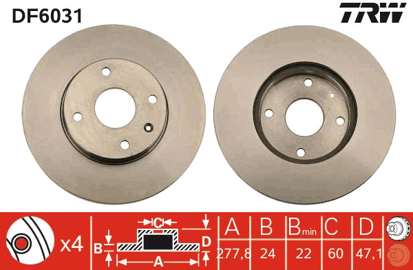 Brake Disc (DF6031)