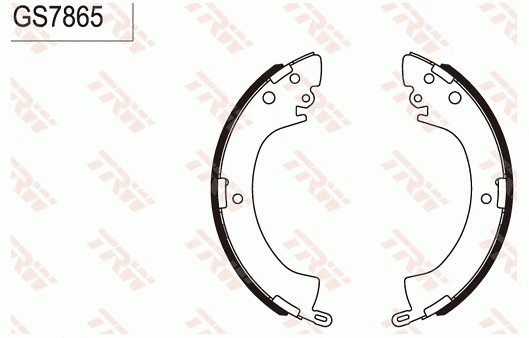 Brake Shoe Set (GS7865)