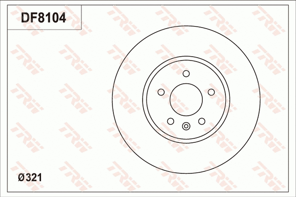 Brake Disc (DF8104)