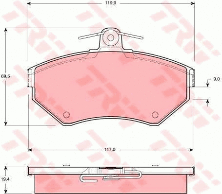 Brake Kit, disc brake (GTD1133)