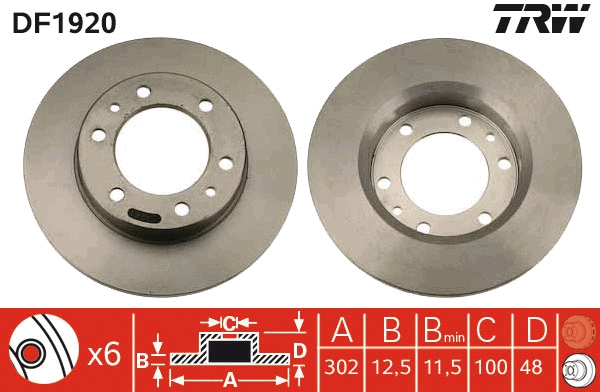 Brake Disc (DF1920)