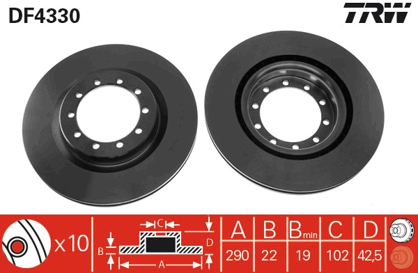 Brake Disc (DF4330)