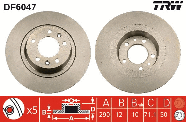 Brake Disc (DF6047)