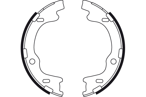 Brake Shoe Set, parking brake