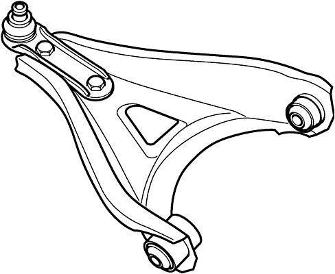 Control/Trailing Arm, wheel suspension (JTC318)