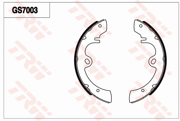Brake Shoe Set (GS7003)