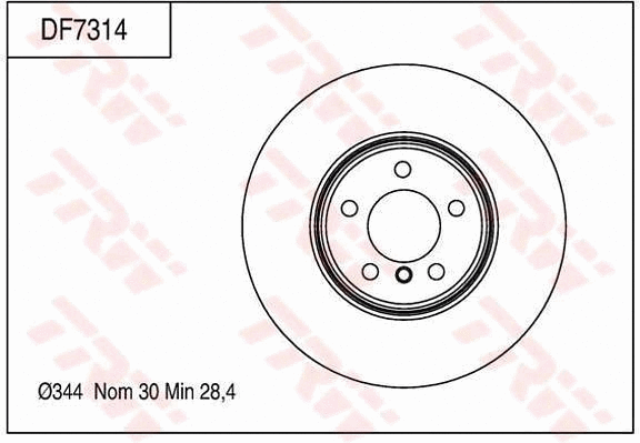 Brake Disc (DF7314)