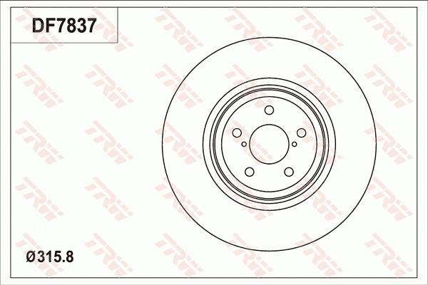 Brake Disc (DF7837)