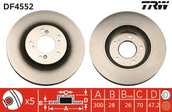 Brake Disc (DF4552)