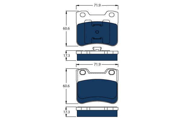 Brake Pad Set, disc brake (GDB1279BTE)