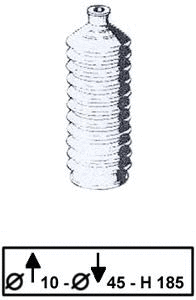 Bellow Kit, steering (JBE167)