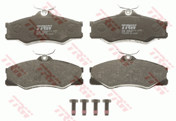 Brake Pad Set, disc brake (GDB399)