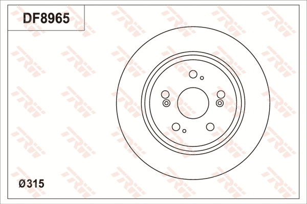 Brake Disc (DF8965S)