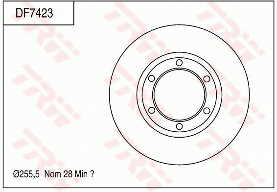 Brake Disc (DF7423)