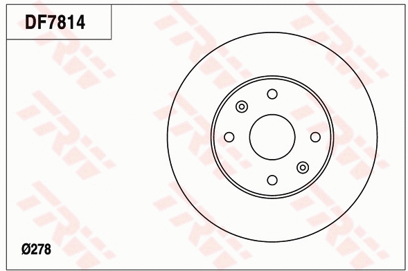 Brake Disc (DF7814)