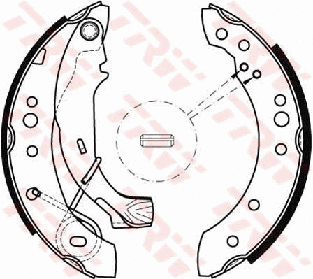 Brake Shoe Set (GS8467)