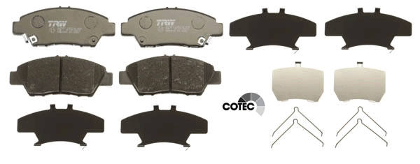 Brake Pad Set, disc brake (GDB3493AT)