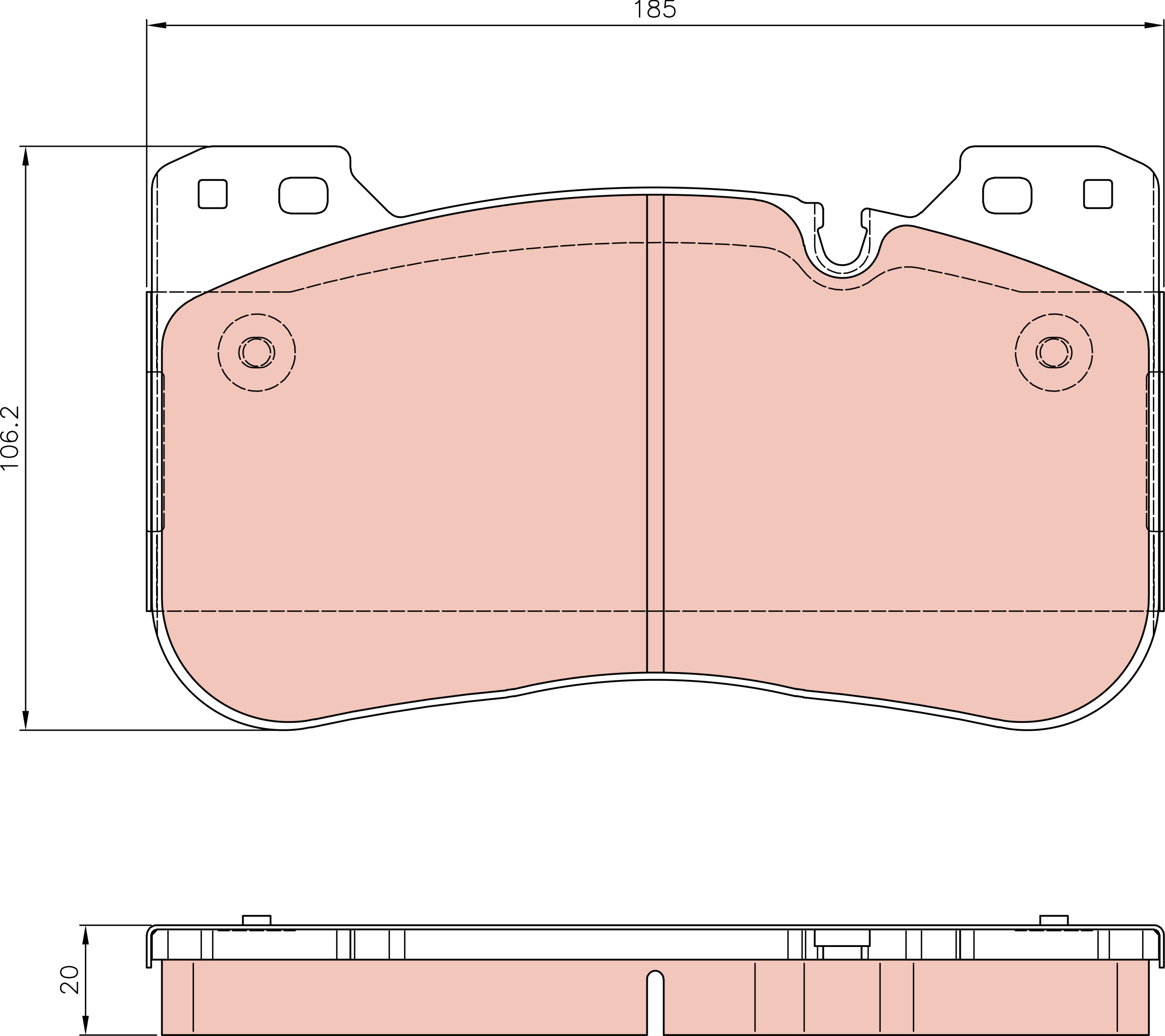 Brake Pad Set, disc brake (GDB8376)