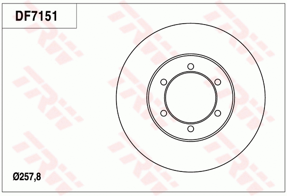 Brake Disc (DF7151)