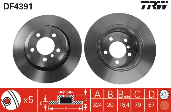 Brake Disc (DF4391)