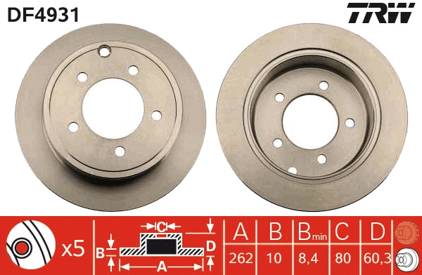 Brake Disc (DF4931)