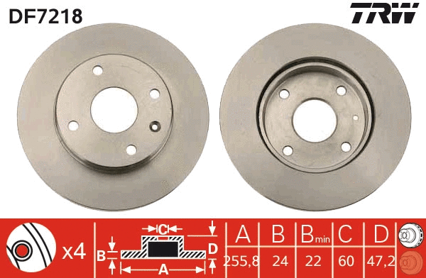 Brake Disc (DF7218)