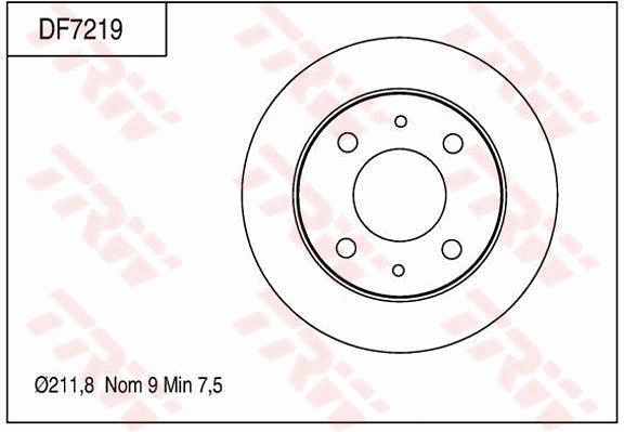 Brake Disc (DF7219)