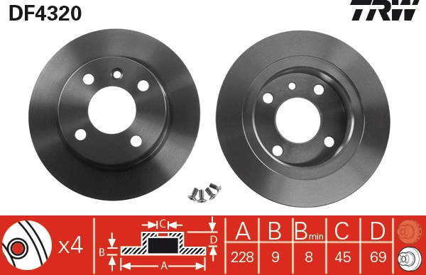 Brake Disc (DF4320)