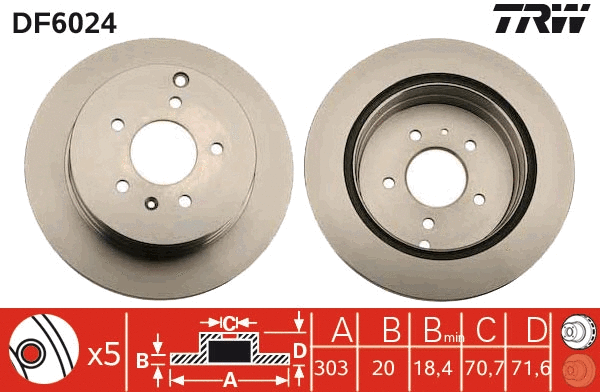 Brake Disc (DF6024)