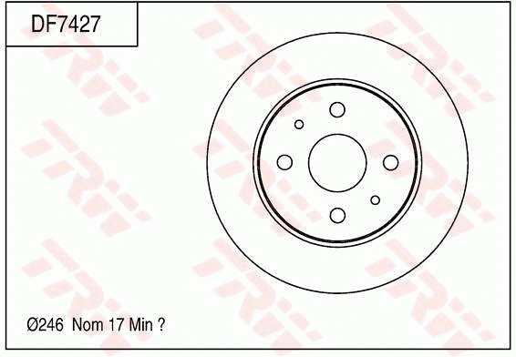 Brake Disc (DF7427)