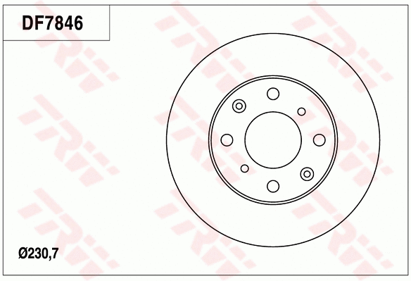 Brake Disc (DF7846)