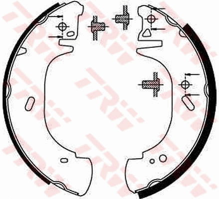 Brake Shoe Set (GS8630)