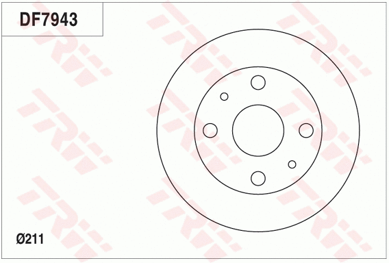 Brake Disc (DF7943)