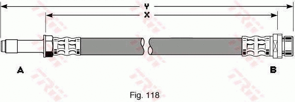 Brake Hose (PHB258)