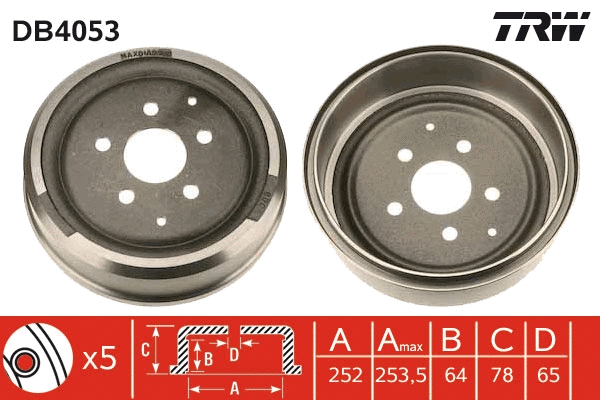 Brake Drum (DB4053)
