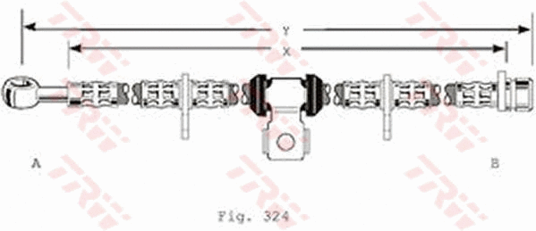 Brake Hose (PHD134)