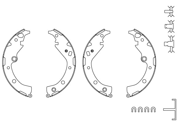 Brake Shoe Set (GS8873)