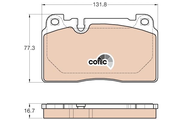 Brake Pad Set, disc brake (GDB1974)