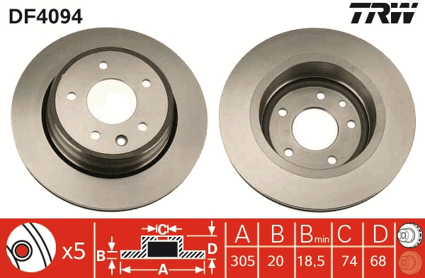 Brake Disc (DF4094)