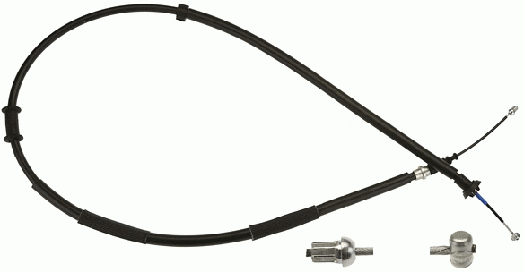 Cable Pull, parking brake (GCH601)