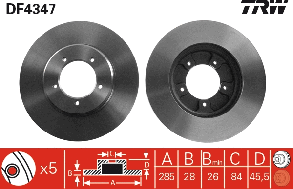 Brake Disc (DF4347)