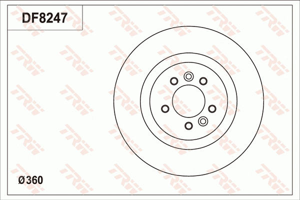 Brake Disc (DF8247S)