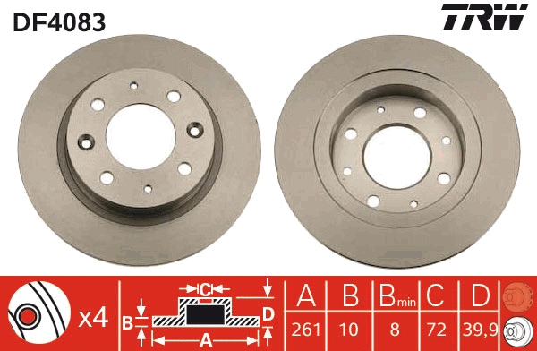 Brake Disc (DF4083)