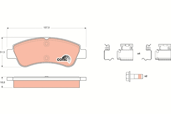 Brake Pad Set, disc brake
