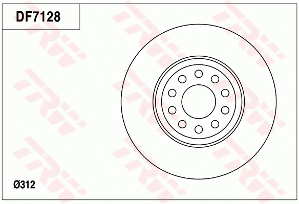 Brake Disc (DF7128)