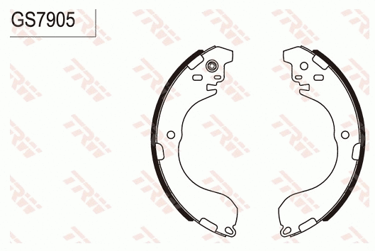 Brake Shoe Set (GS7905)