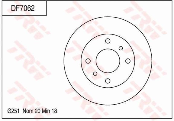 Brake Disc (DF7062)