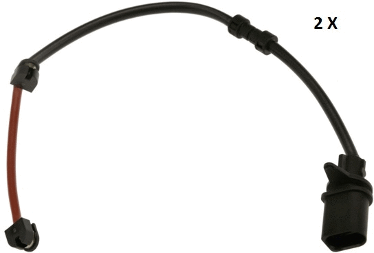 Warning Contact, brake pad wear (GIC363)