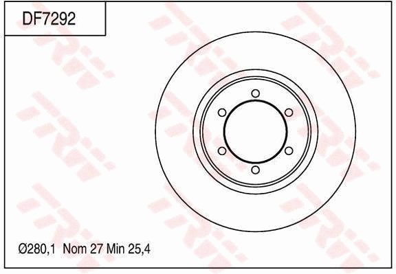 Brake Disc (DF7292)